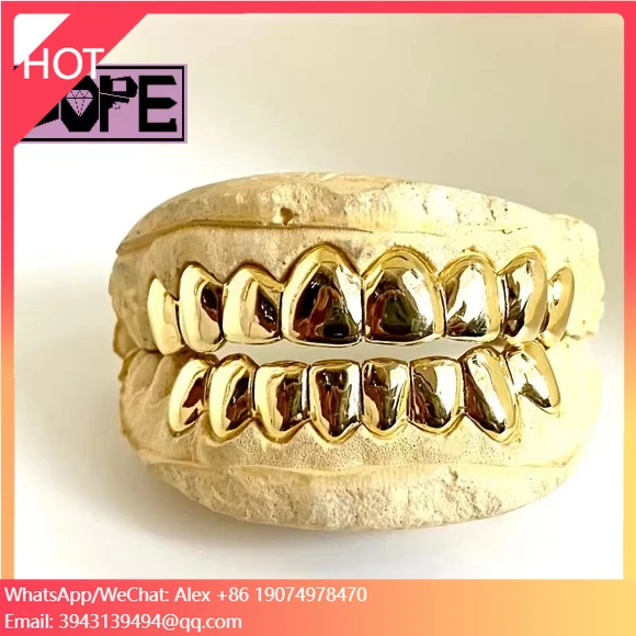 

Индивидуальные зубные грилзы на заказ, изготовленные по индивидуальному заказу, из серебра 925 пробы, цельного золота 14k 18k, с тонким покрытием, гладкие, для зубов