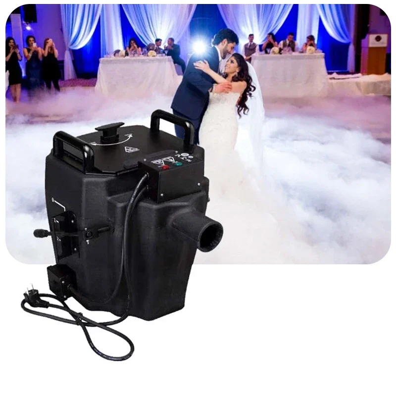 

Atmosphere Equipment Low Lying Fog Smog Maker Dry Ice Making Machine For Stage Concert Wedding Party Club