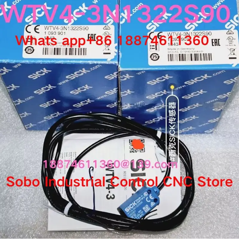 Brand-new SICK sensor photoelectric switch WTV4-3N1322S90
