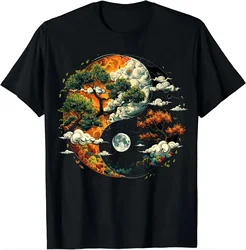 Harmonious Clothes Shirts for men  raphic T Shirts LE Tree of Life Yin Yang T-Shirt Chinese Yin Tai Chi yang Means cotton tops