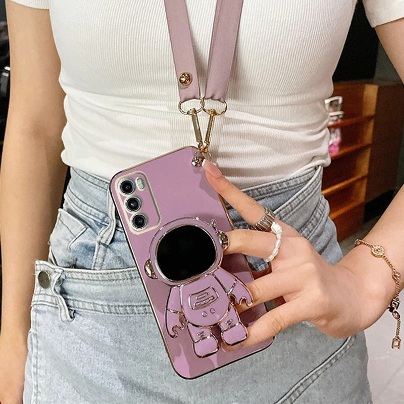 Crossbody Lanyard Phone Holder Case For Motorola Moto G20 G10 G60 G30 G50 5G 2021 G22 G52 G40 E20 G8 G9 Play E7 Plus Power Cover