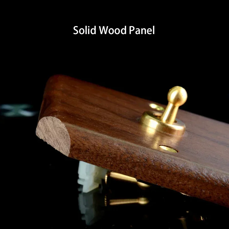 Solid Wood Plate UK EU Wall Socket with USB Charge, 1-4 Gang Brass Toggle Wall Switch, Surface Mounting, Hot Sale