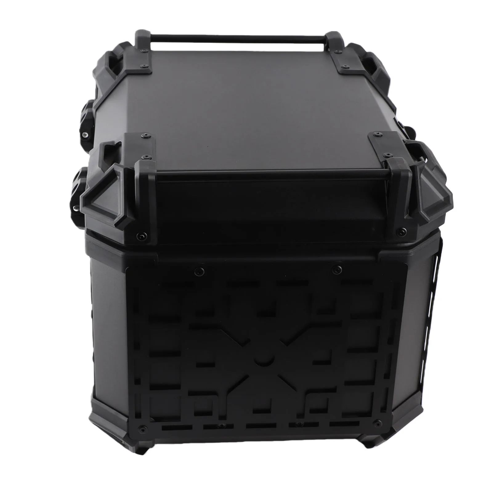 Motorcycle Rear Case 45L - Aluminum Alloy with Safety Lock Quick Release Waterproofing Universal Trunk Top Box Carrier