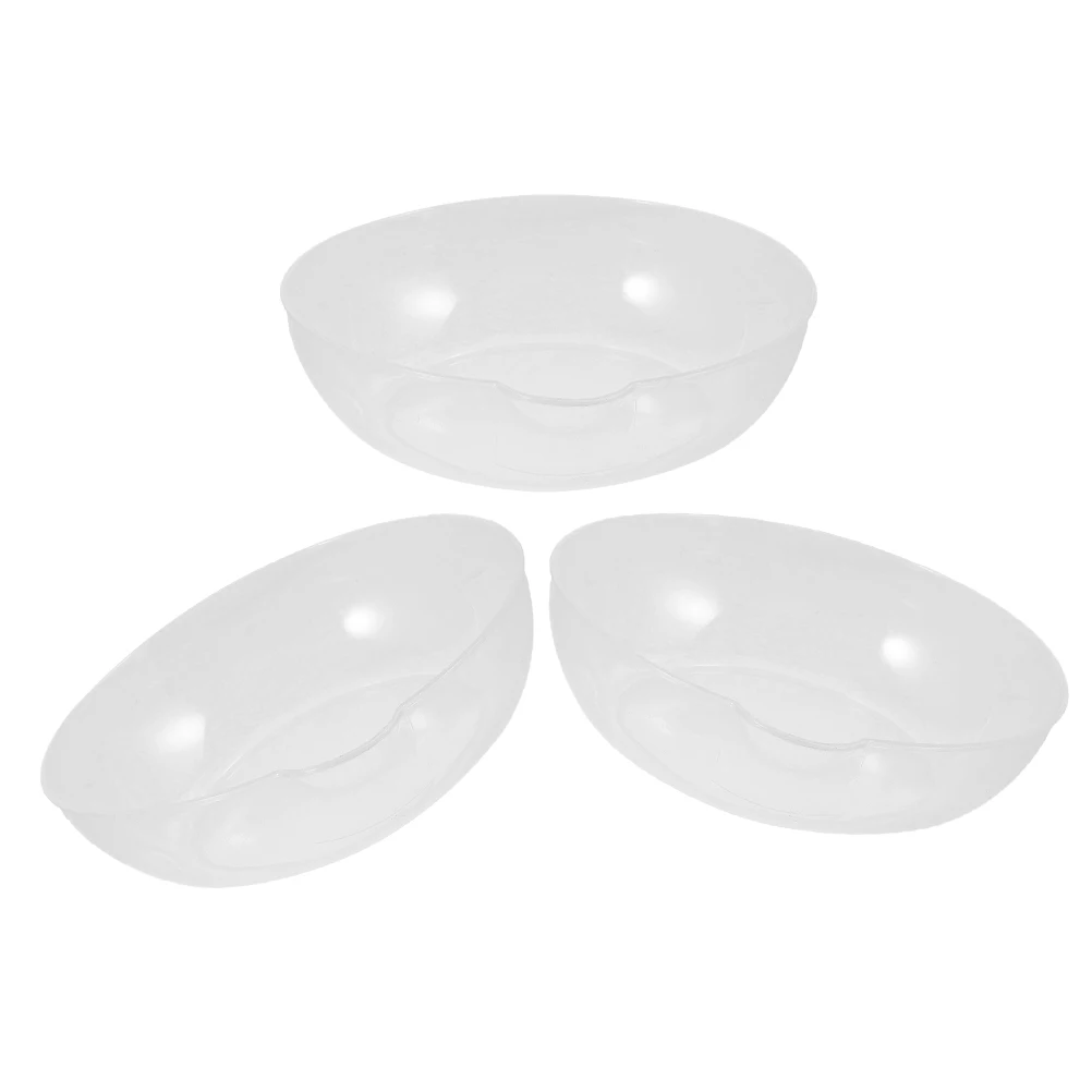 

3pcs Kitchen Scale Tray Plastic Weighing Pan with Measuring Marks for Baking Cake Shop Home Kitchen Food Flour Storage