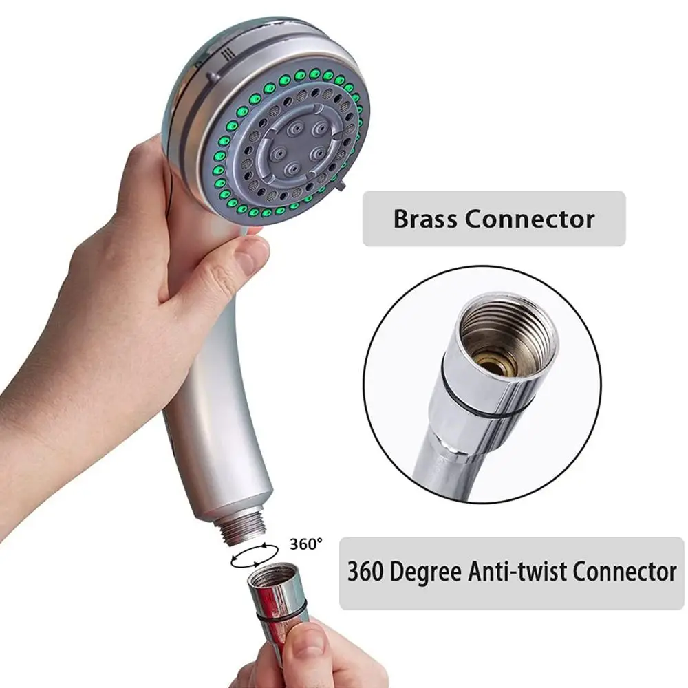 Replacement Handheld Shower Head Hose Explosion-proof PVC Shower Extension Tube High Pressure Flexible Spray Water Pipe Home