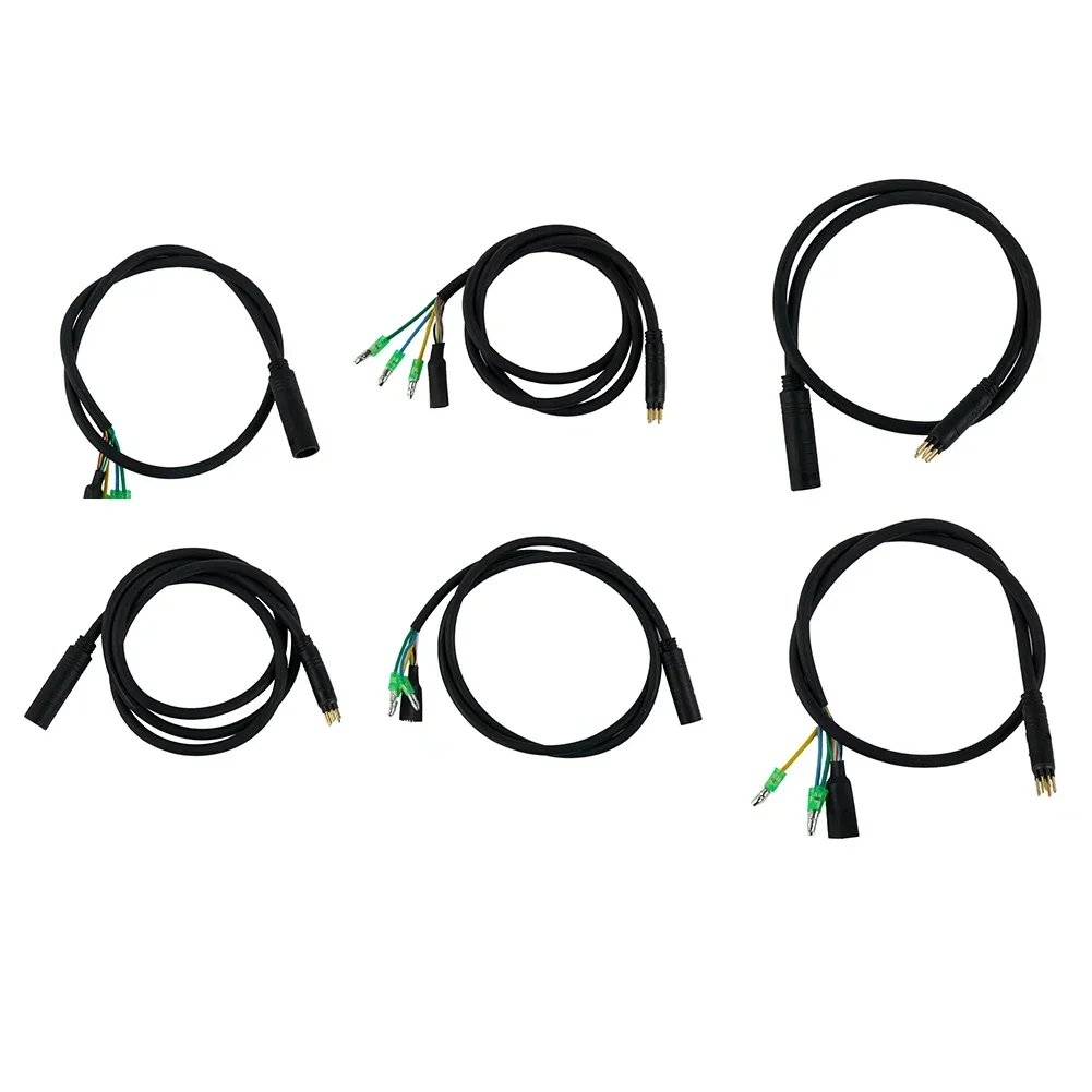 9 Pin Electric Bicycle Motor Extension Cable Cord Connector Male Female Power Adapter For Bafang Front Rear Wheel Hub Motors