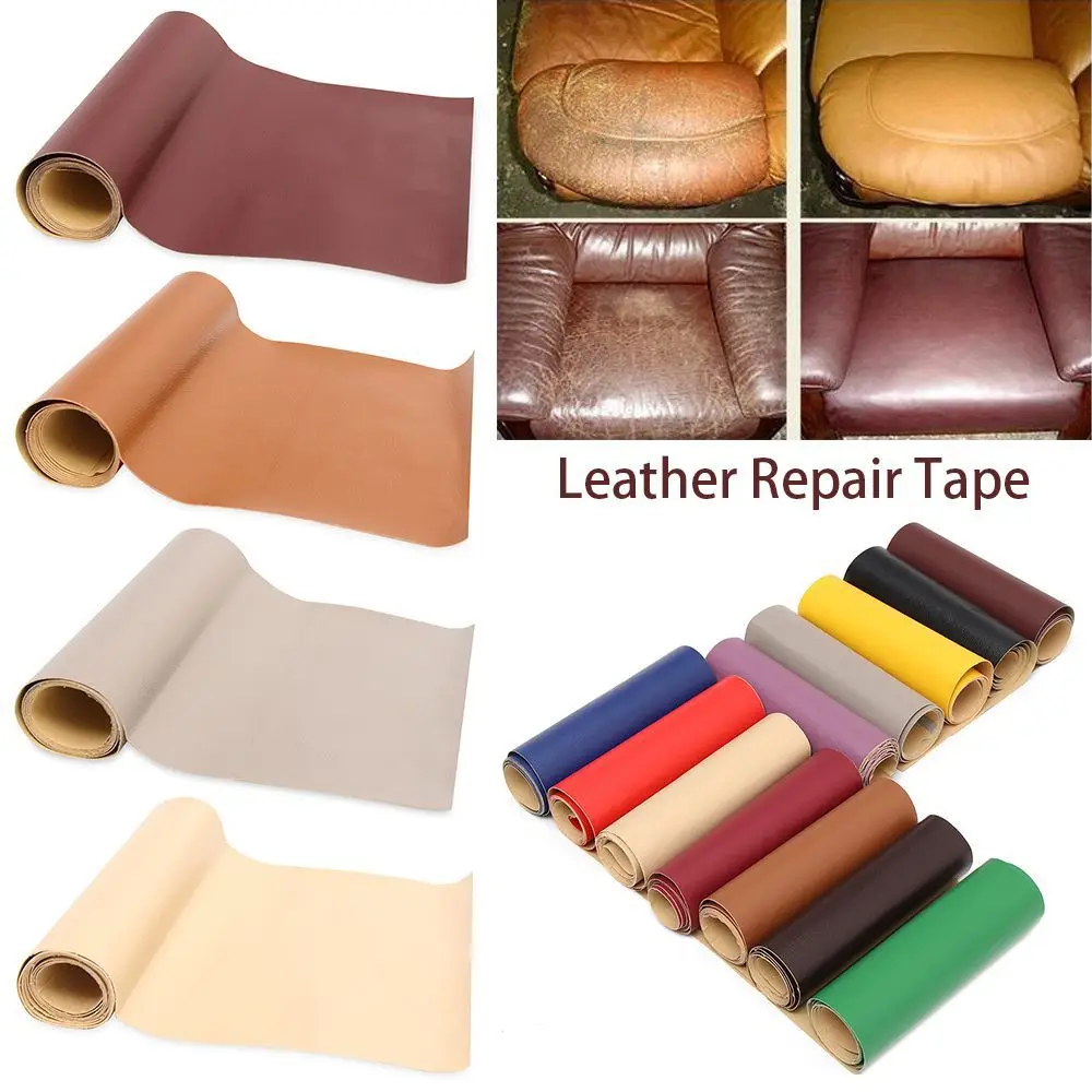 35x137cm Leather Repair Tape Self-Adhesive Leather Repair Patch Couches Repair Stickers for Sofas BagsFurniture Driver Seats