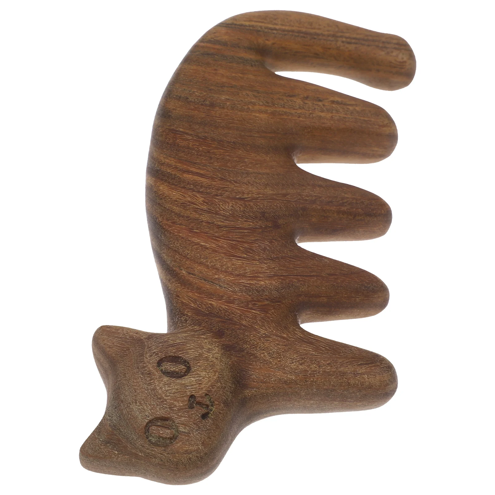 

Sandalwood Cat Shape Massage Comb Wide Tooth Head Scalp Massager Tool for Hair Care Wood Comb Scalp Massage Massager Cute