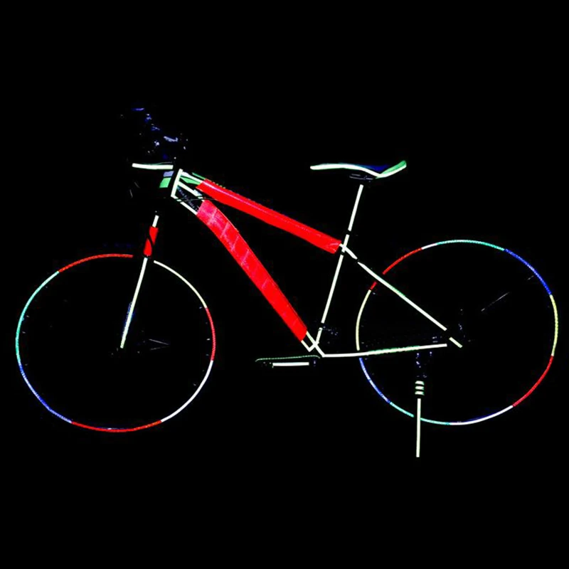 Safety Bike Bicycle Body Reflective Strips Motorcycle Waterproof Tape Sticker Reflector 5cm*300cm High Quality Sticker