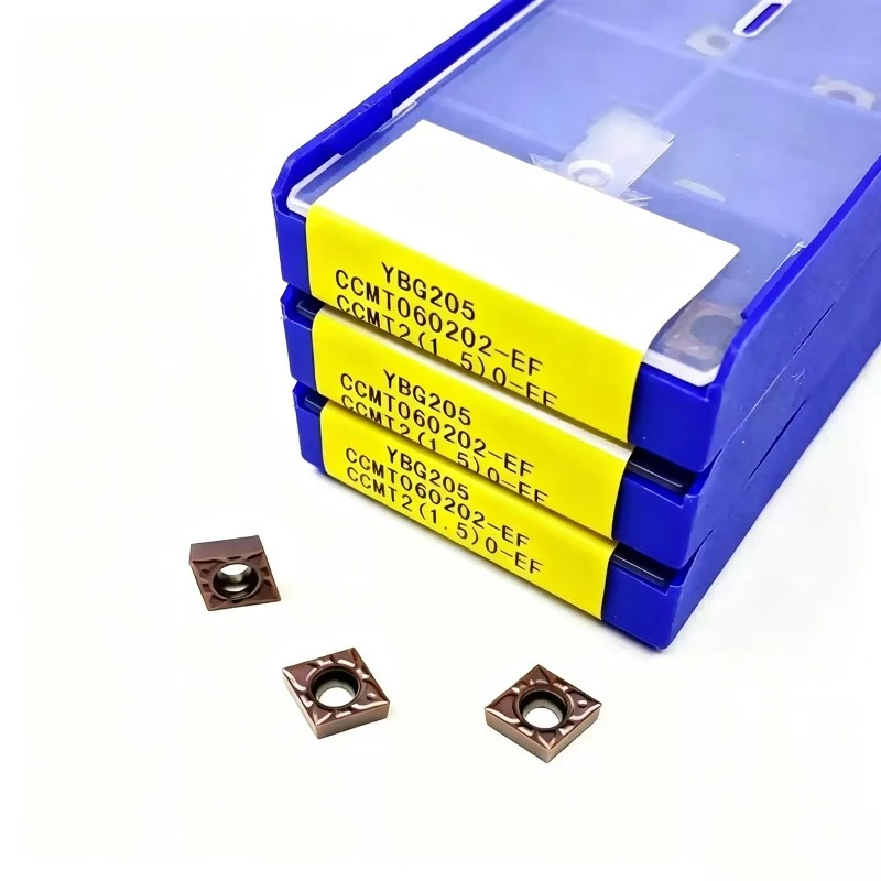 10pcs Original YBG202 YBG205 YBM153 YBG102 CCMT060202 CCMT060204 CCMT060204-EF EF CCMT 060202 060204