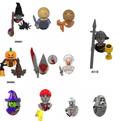 KF6173 Halloween Horror Movies Characters Mini Building Blocks Bricks Action Figures Toys For Children's Gift