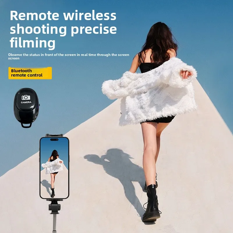 Portable Wireless Phone Selfie Screen Mirroring Device for Mobile Phones Rear Camera Selfie Display with Bluetooth Monitoring