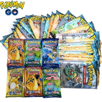 포켓몬 카드 GX 태그 팀 Vmax EX 메가 에너지 빛나는 포켓몬 카드 게임 카드, 트레이딩 키즈 컬렉션 카드, 1/2 가방 