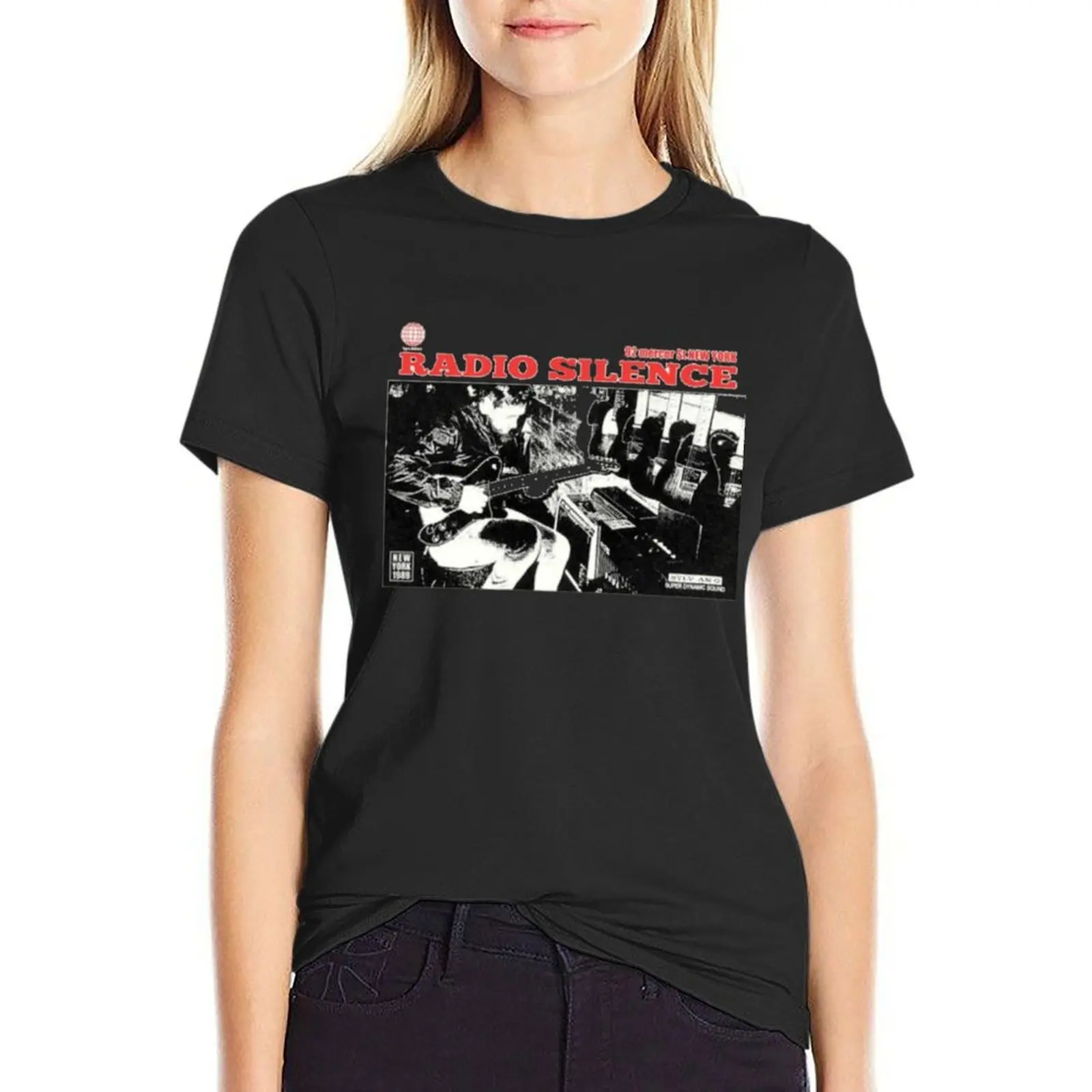 radio silence T-Shirt cute tops korean fashion funny funny t shirts for Women