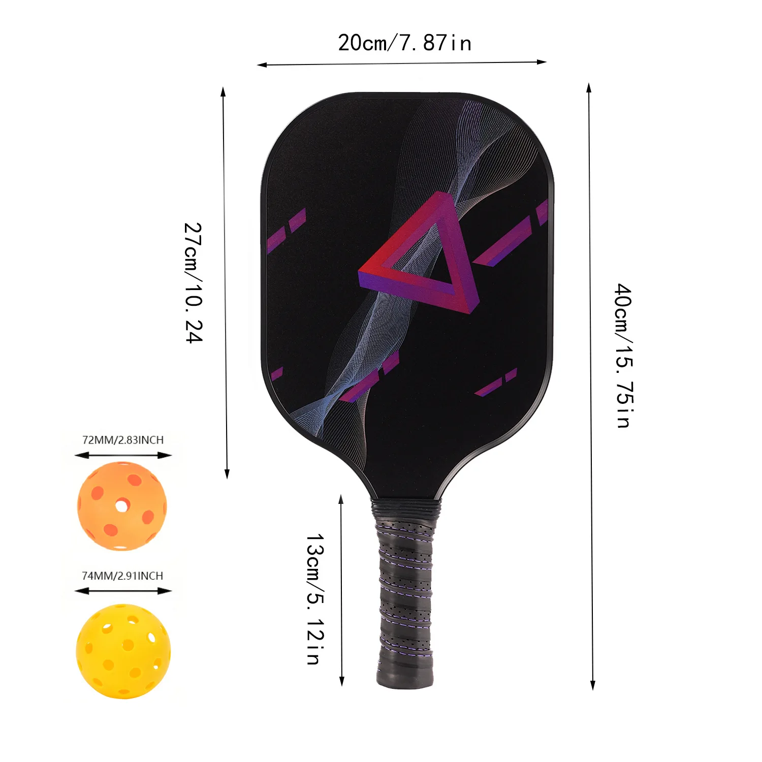 Pickleball Paddle Set For  2024 New Fiberglass EVA Hard Case T700 High Quality Designer Brand Cross-Border Hot-Selling