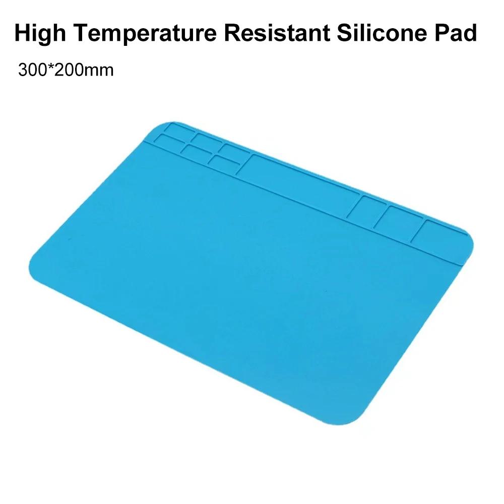 Cuscinetto in silicone resistente alle alte temperature per isolamento termico per banco di lavoro per manutenzione del telefono cellulare con