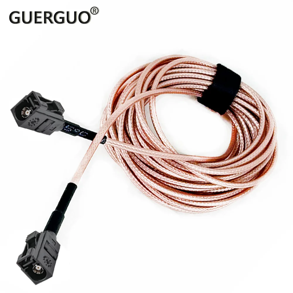 Fakra A RAL 5005 Male And Female GPS Antenna Extension Cord RF Coaxial RG316 Cable Pigtail for Car GPS Telematics Navigation