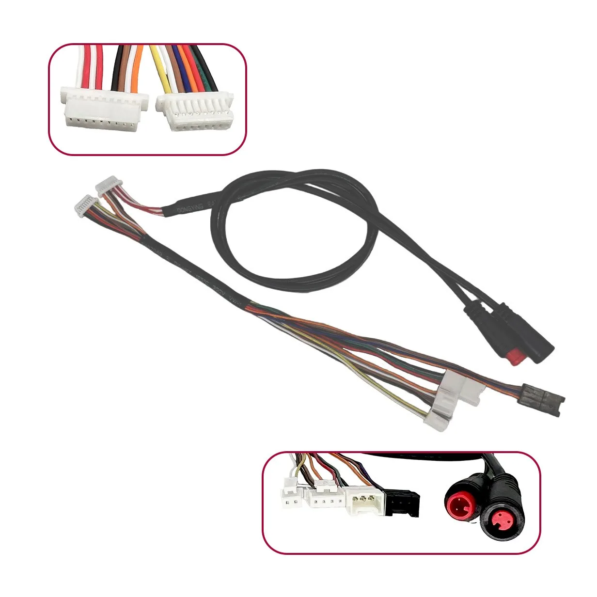 FOR Xiaomi For elite Electric Scooter Dashboard Cable ABS Black Communication Wire for Scooter Controller Integration