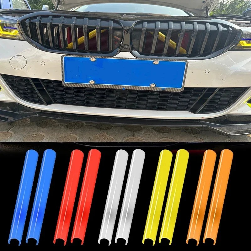 

Front Kidney Grille Cover Frame Trim Strips For BMW F30 F31 F32 F33 F20 F21 F22 F23 F44 F45 1 2 3 4 Series M Sport Style Sticker