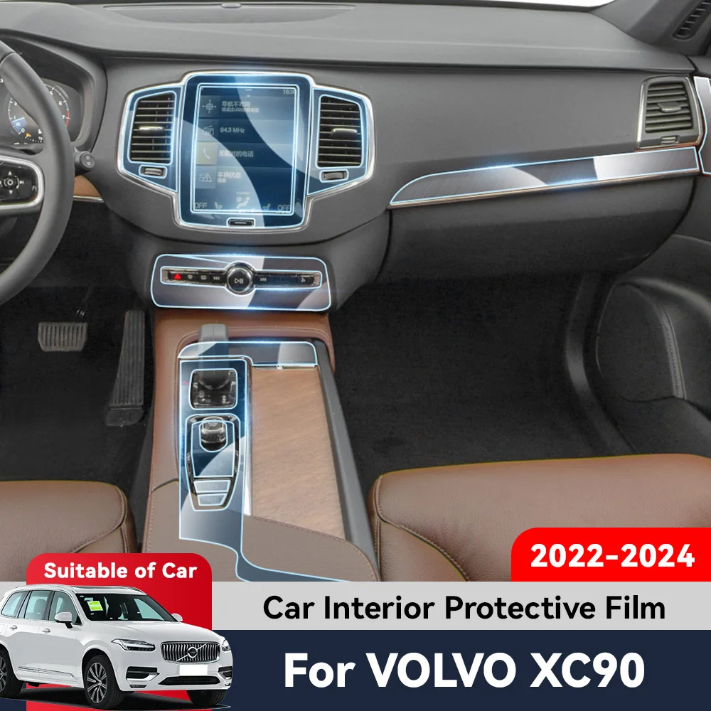 

Auto Central Control Screen Transparent TPU Navigation Anti Scratch interior Protection Film GPS For VOLVO XC90 2022-2024