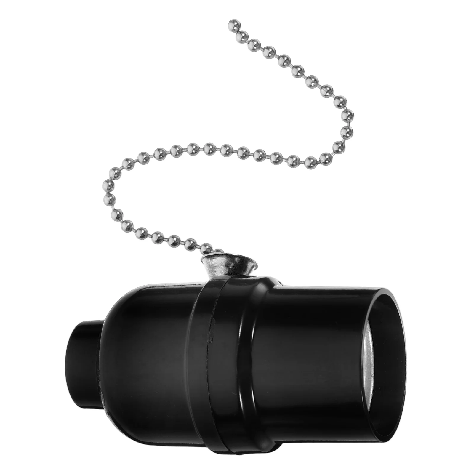 

E27 Lampholder Pull Chain Light Fixture Ceiling Lamp Base Heat Dissipation Bulb Socket Adapter For Home Office Lighting