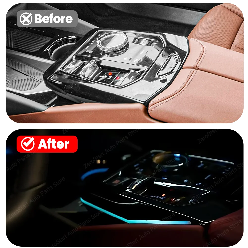 

LED 15 Colors for BMW 5 Series G60 G68 i5 Car Ambient Light Saddle Lamp Reading Light Sunroof light Interior Accessories 2024-25