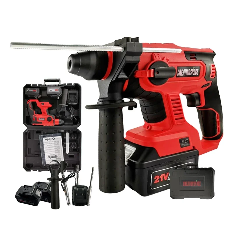 Creationspace 20V 4000mAh Brushless Electric Hammer Drill  Cordless Electric Hammer Drill Cordless Hammer Electric Drill