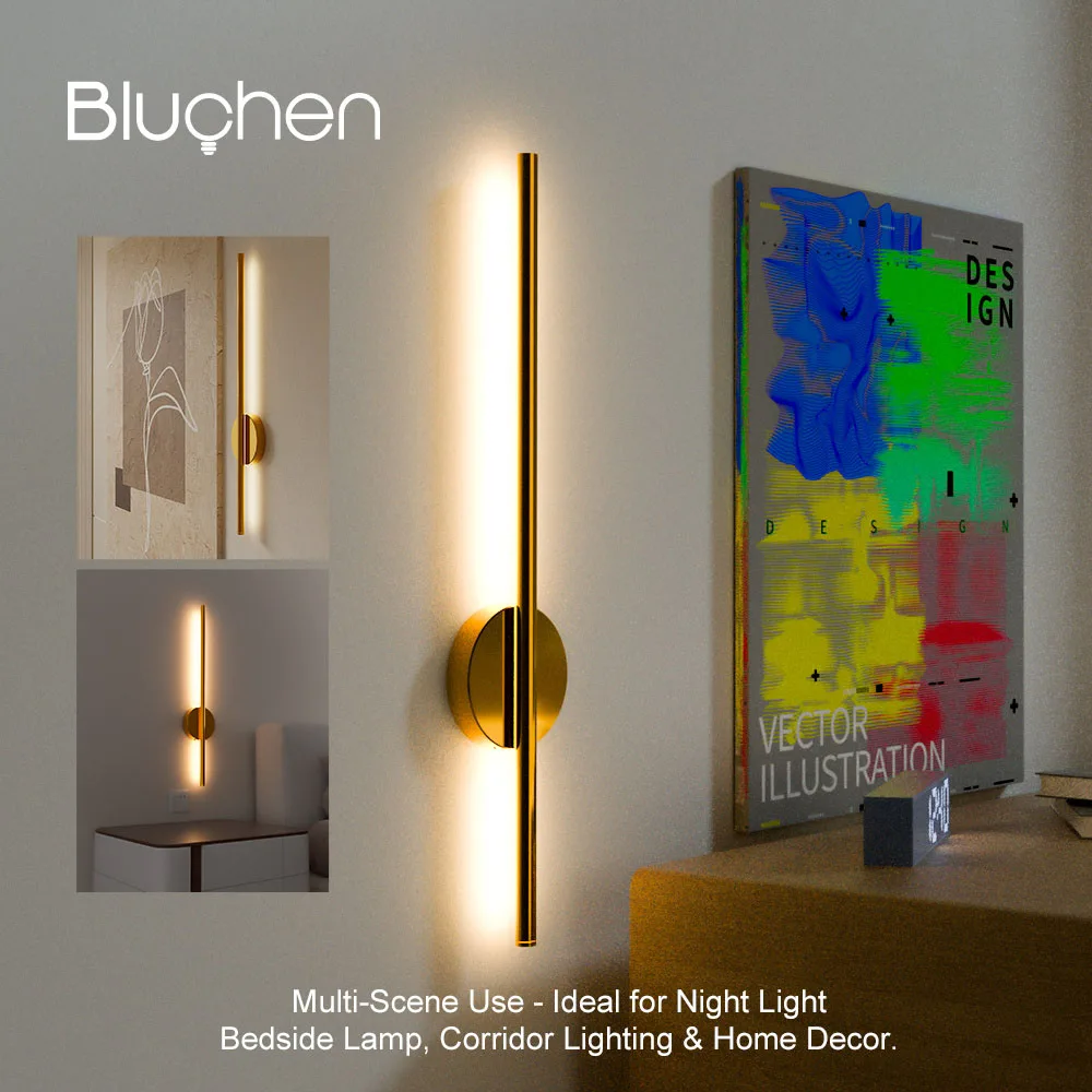 Wall Light Sconces Battery Operated Wall Lights Indoor Dimmable 4400mAH Interior Wall Sconce Lamp 60cm with Remote Control