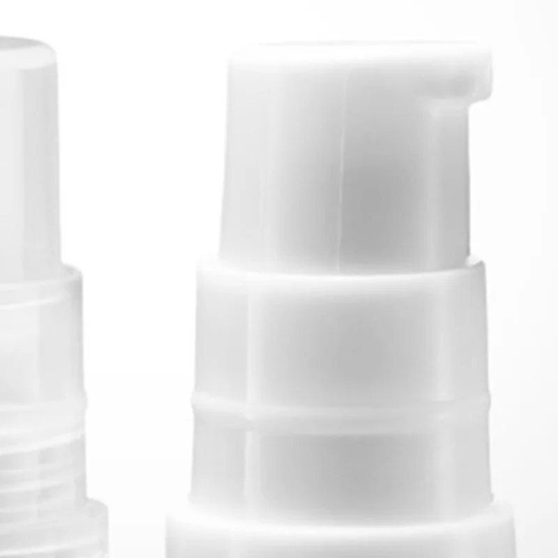 Frasco a vácuo de 5/10/15 ml, com aplicador de pressão, para base líquida, loção, creme para os olhos, frasco vazio recarregável, recipiente cosmético