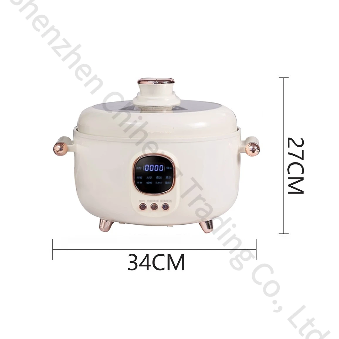 

Household Multifunctional Rice Cooker Electric Intelligence Pressure Cooker Three-compartment Hot Pot