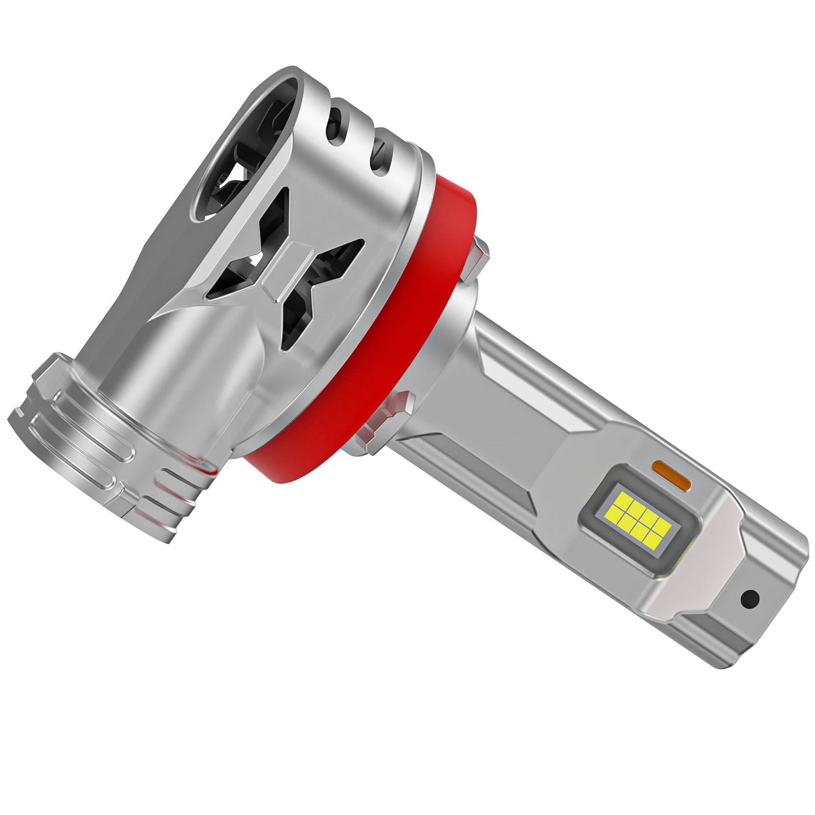 Model H8/H9/H11/H16 LED Compatible Headlight Bulb, Ultra Bright White With Cooling Fan 1:1 Mini Plug and Play Car Light Bulb