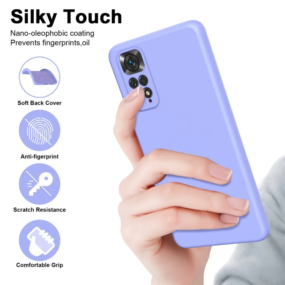Original Phone Case for Xiaomi Redmi Note12 Pro 4G Liquid Silicone Fundas Redmi Note 12 Pro Soft Luxury Shockproof Cover Cases view 5