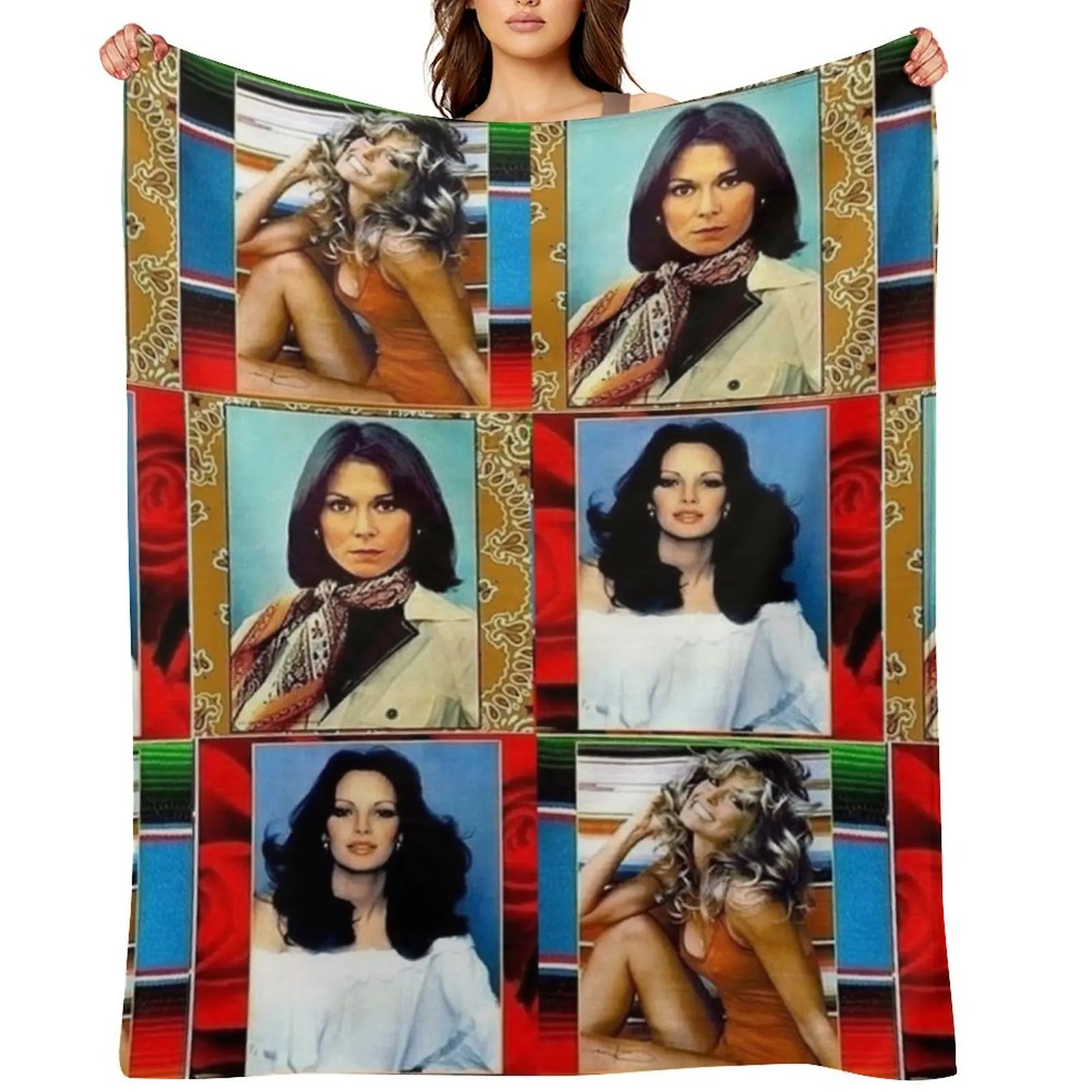 

Charlies angels Throw Blanket Plush Blankets For Bed Bed wednesday Blankets