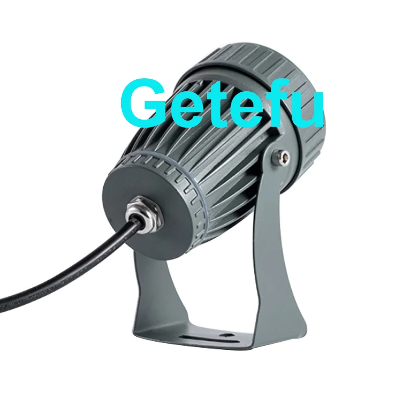 Outdoor LED RGB Floodlight 110V 220V 10W Waterproof Spotlight with Narrow Beam Angle Landscape Street Garden Square Floodlights