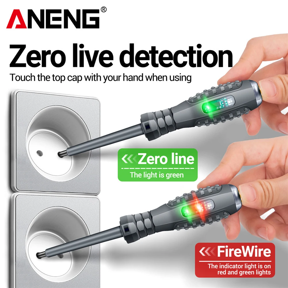 ANENG B05 Portable Multi-functional Screwdriver Set with Non-contact Voltage Tester and Bright Indicator for Electricians