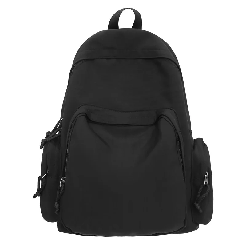 Solid color for men and women 2024 item for middle and high students large capacity backpack for college students backpack