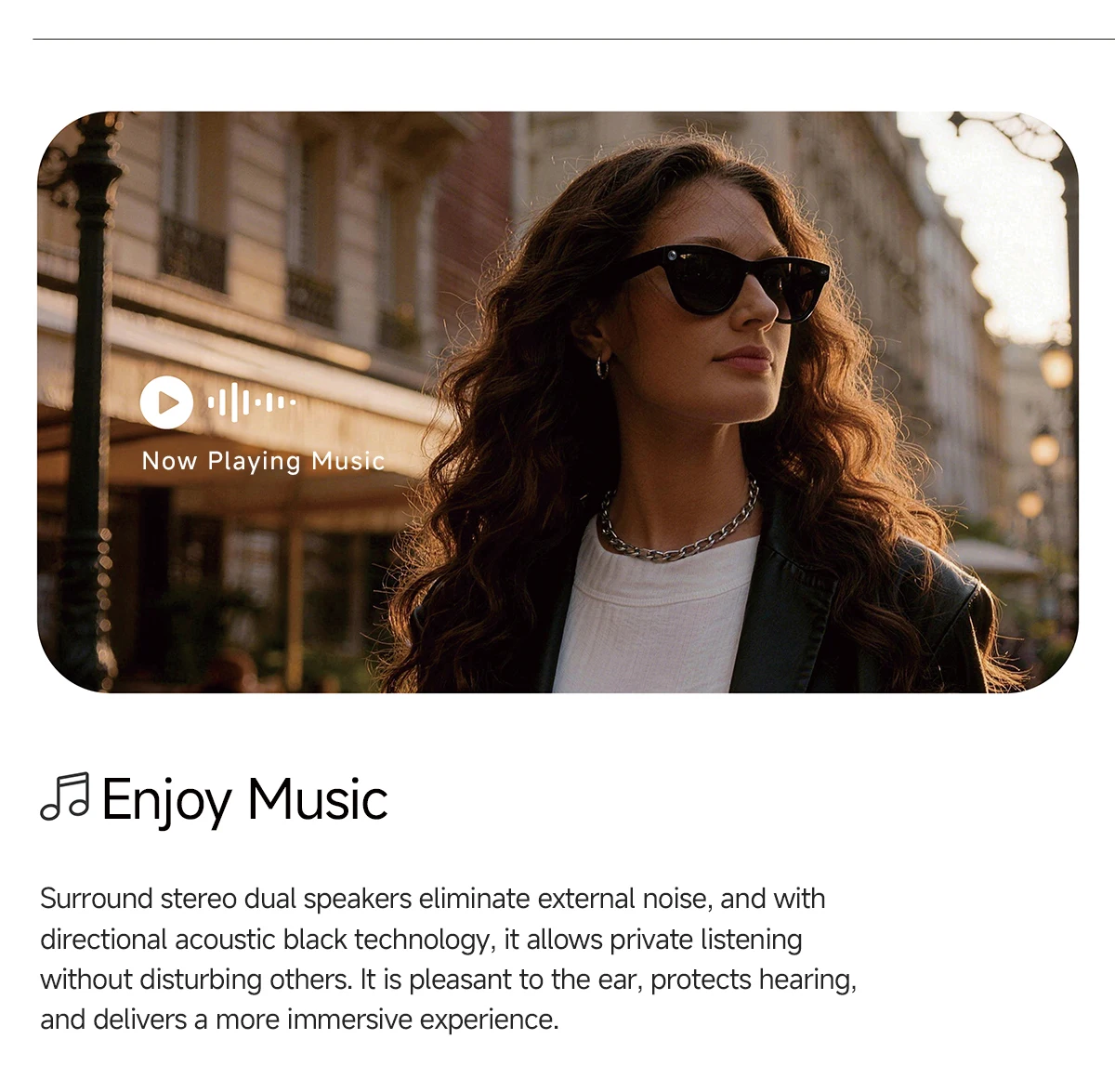 Gafas Inteligentes con IA, Cám - Audio Music Image reseña y precio