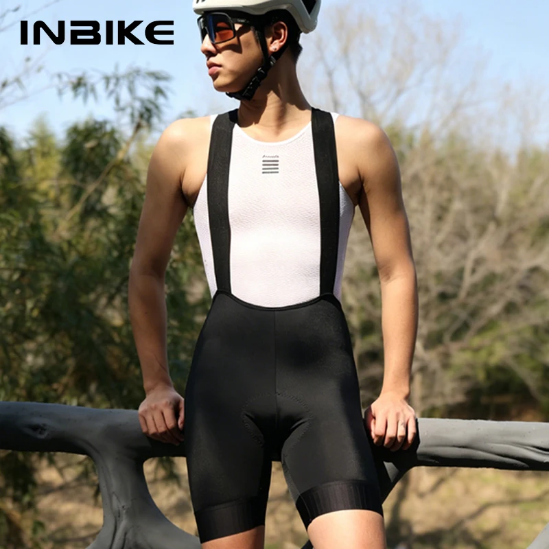 INBIKE Herren-Trägerhose für den Sommer, Professionelle Radsport-Trägerhose, Atmungsaktive Komfortable Fahrrad-Unterwäsche, Radsport-Ausrüstung