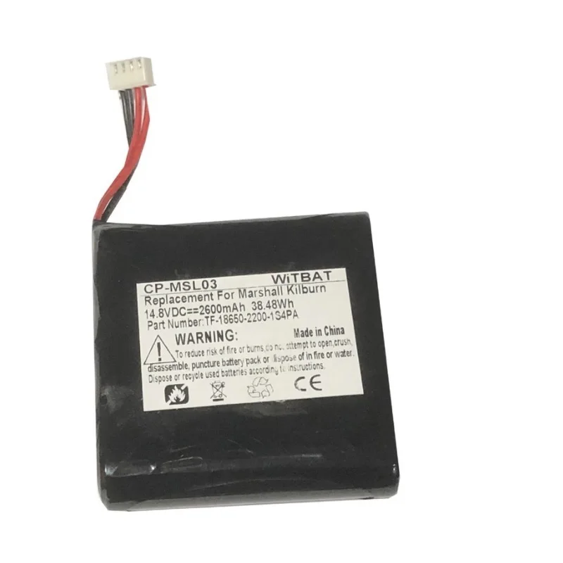 New Battery for Marshall Stockwell II,Kilburn I,II Player 1 2 Li-Po Rechargeable Replacement C196A1,7252-XML-SP,C406A1