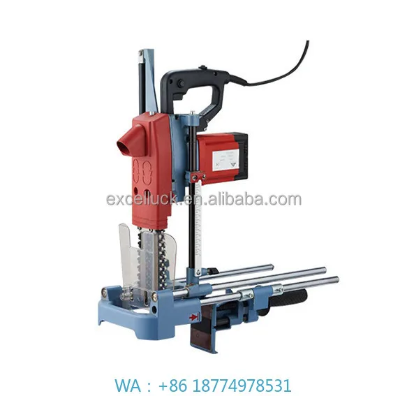 Portable Chain Drilling Tenon Mortiser for Professional Woodworking Wood Lock Hole Mortising Applications