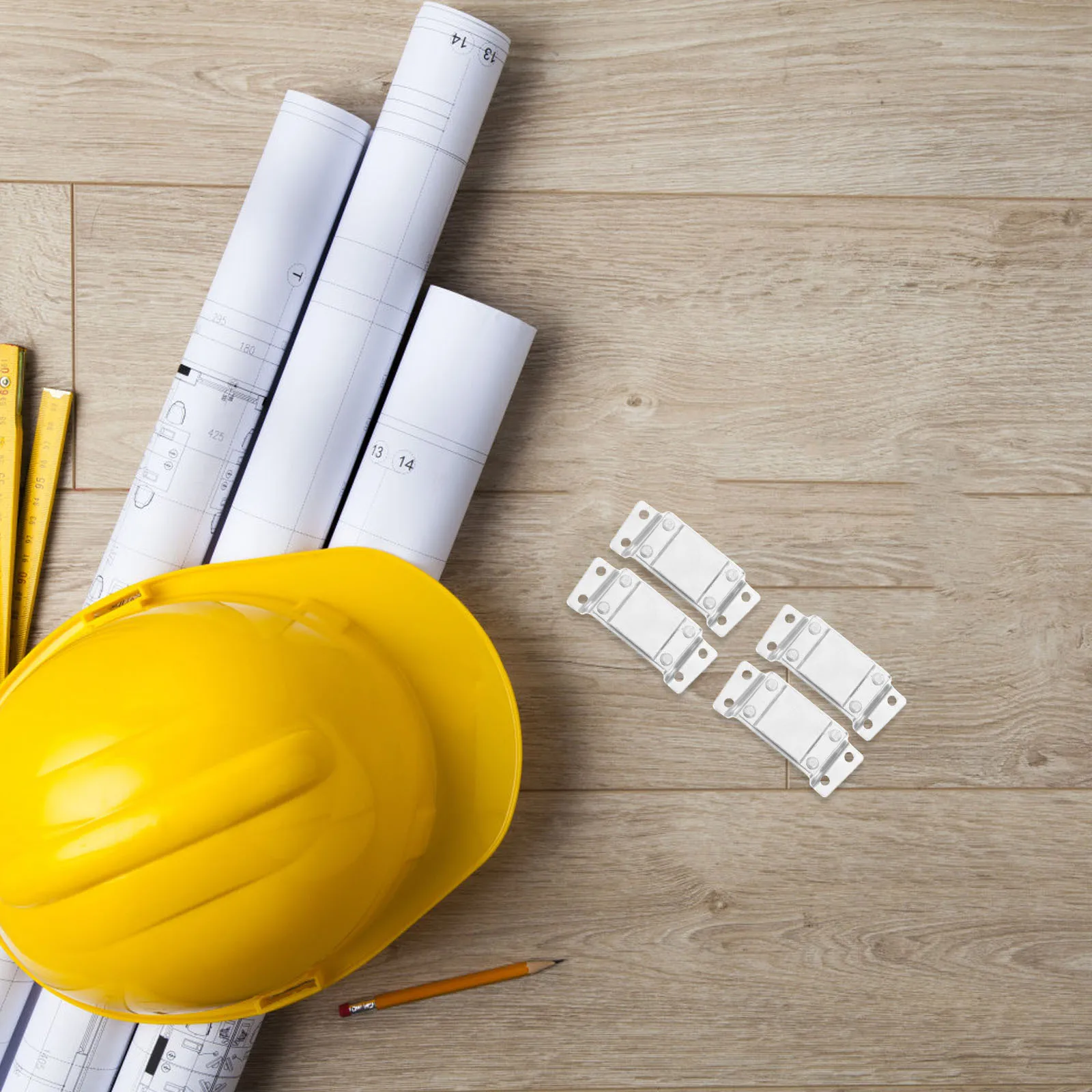 

6Pcs Hard Hat Headlamp Clips Secure Nonslip Light Holder for Mining Construction Cap Illumination Tool Headlmap Clips