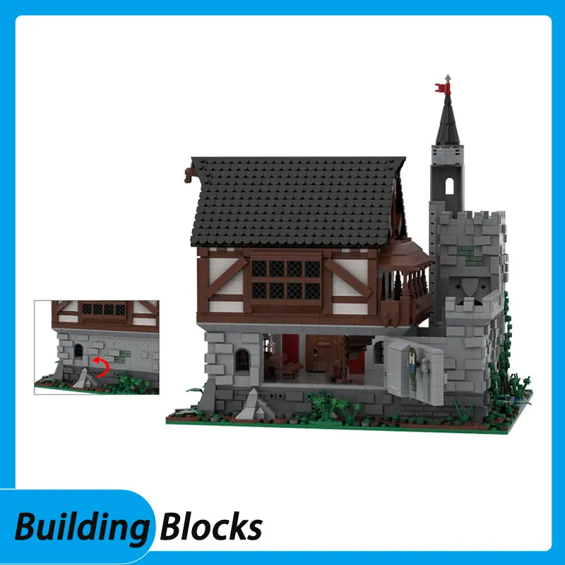 

Small particle assembly building block toys MOC-169989 3790pcs medieval manor building castle model gift ornaments