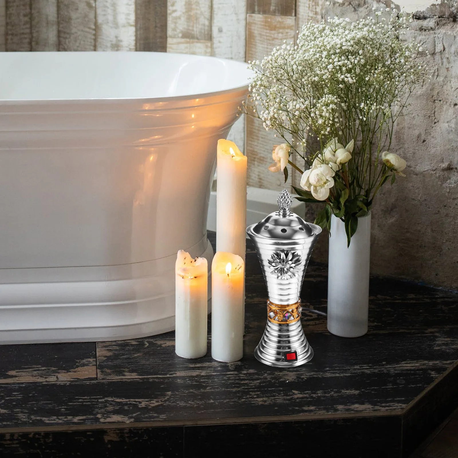 

Arabian Electric Incense Burner Uk Plug No Voltage Converters Needed Stable Artistic Atmosphere Air