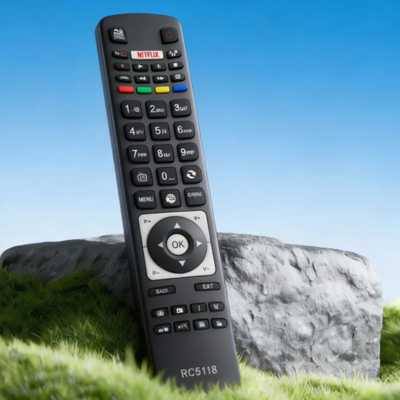 New RC5118 Netflix TV Remote Control Compatible with Hitachi Akai TEAC Models - LE40A318FHD - Spot Goods