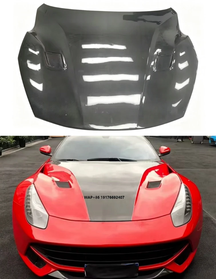For F12 TDF Style Carbon Fiber Hood Ventilation High Quality Factory Direct