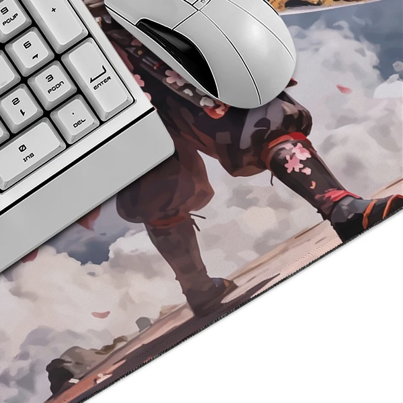 Mouse Pad Moonlit Red Pagoda Clouds Gaming printon demand Mousepad XXL keyboard pad Mechanical Keyboard Pad Soft Table Mat