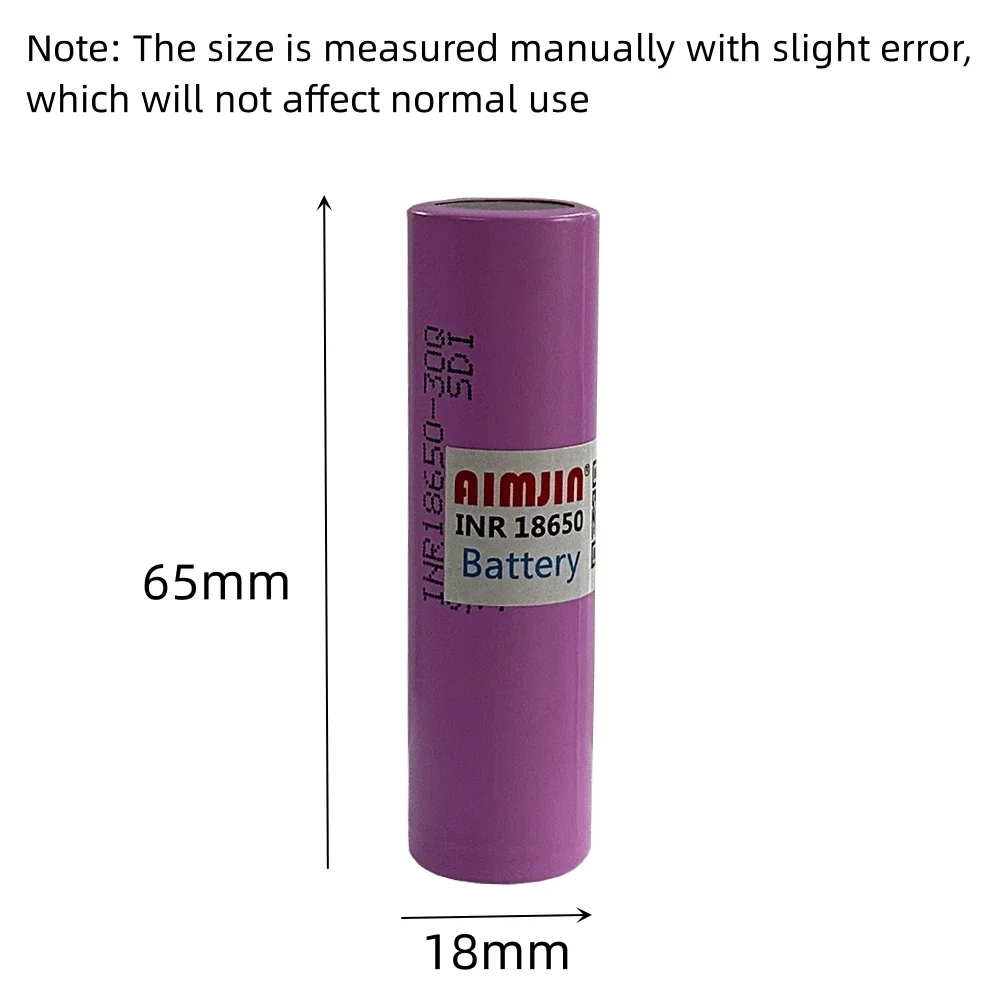 Nowa bateria 3,6 V 3000 mAh 6 sztuk 18650 do Samsung INR18650 30Q bateria litowa Lon wymiana baterii zewnętrznej