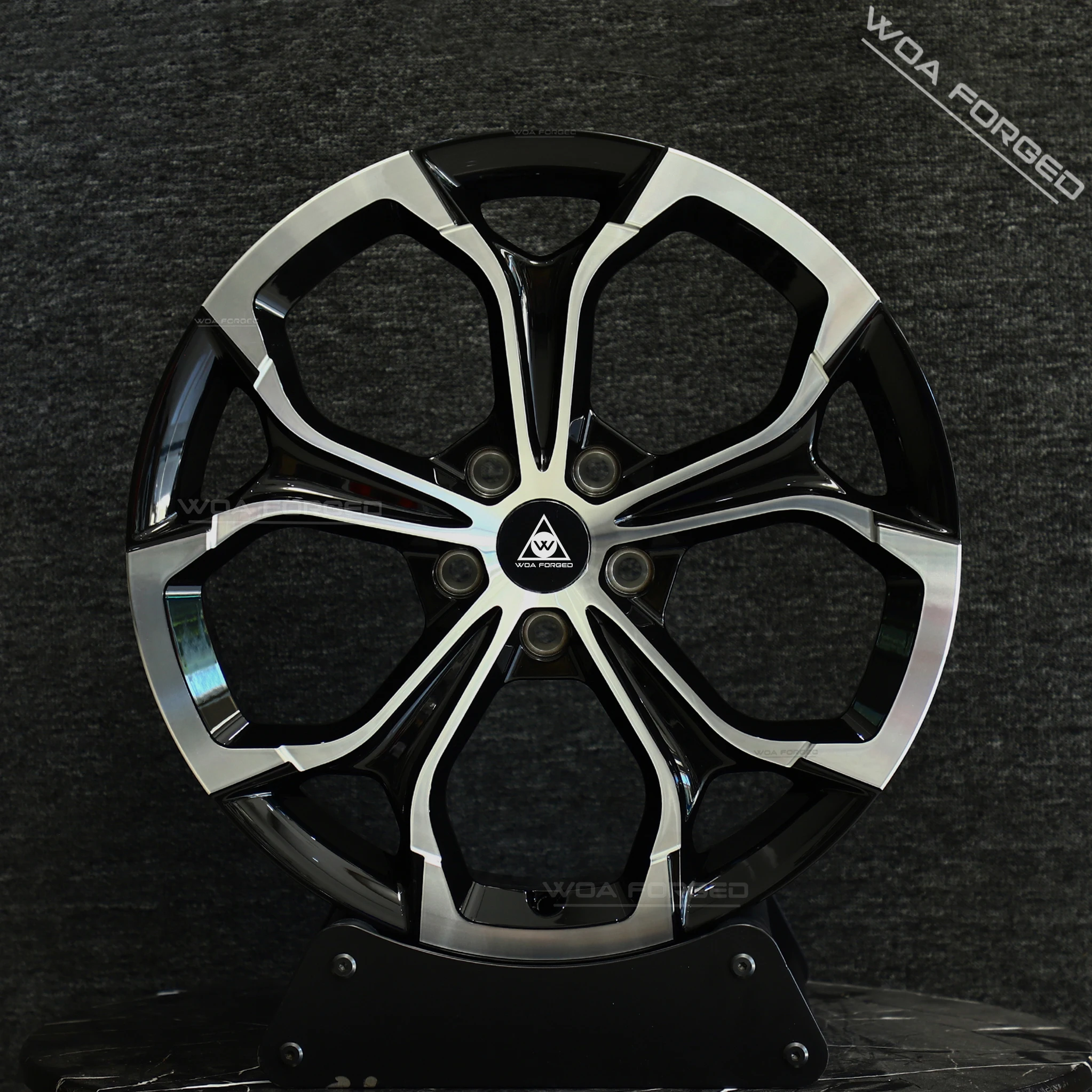 

Customized 6061T6 Forged Aluminum Sport Passenger Car Wheels Lightweight with 98mm PCD 35mm-40mm Spokes 25mm-30mm-40mm ET 100m
