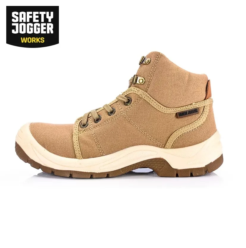 Safetyjogger Protective Security Safety Work Shoes Steel Toe Men Women Breathable Wear Resistance Anti Puncture Anti-static