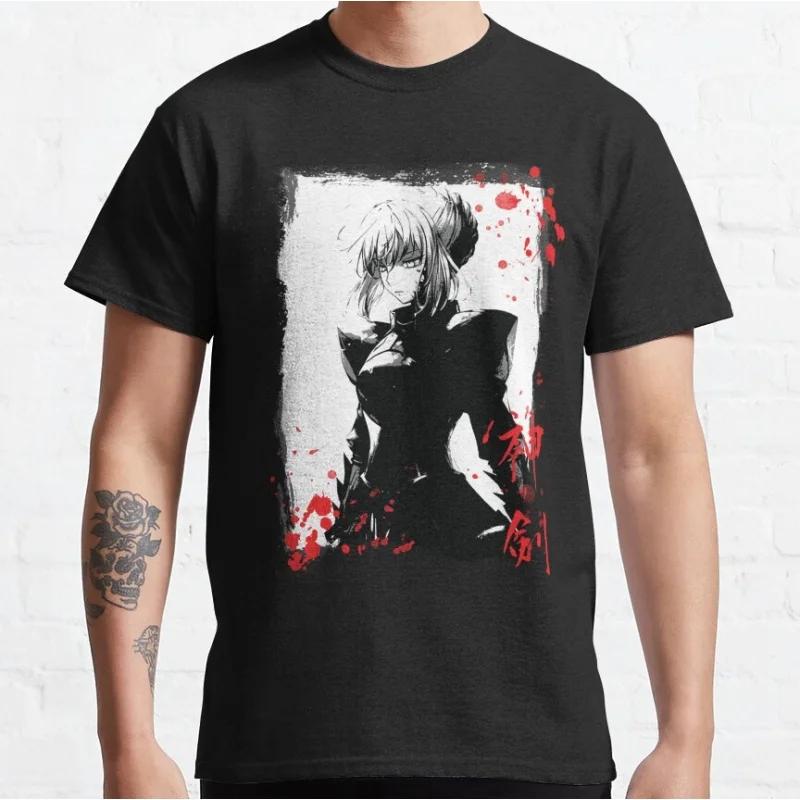 

0516 Youjo Senki The Evil Tanya Degurechaff Gift t shirt Anime girls Graphic Tee 100% cotton print Y2K clothes Large size Tops